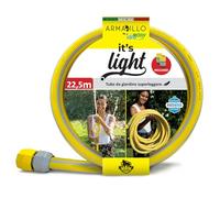 Idroeasy, Kink Kong Tuyau d'Arrosage 3/4 Pouce 22,5 Mètres Ultra-Léger, Anti-Nœud et Anti-Torsion, Non Toxique et Réparable avec 2 Raccords, Made In Italy
