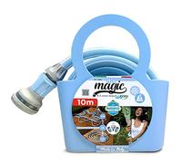 Idroeasy Tuyau D'arrosage 10 Mètres Extensible, avec Douche Multi Jets et Sac