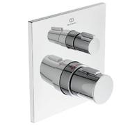 IDS Thermostat individuel CERATHERM C100 kit d'encastrement 2 chrome