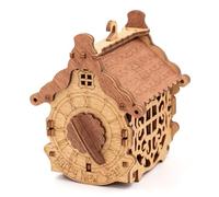 iDventure Boîte Cadeau en Bois à Serrure Secrète pour Nouvel An