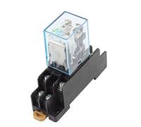 Iec255 DC 12 V Coil 8pin DPDT électromagnétique Relais de puissance W Socket Base