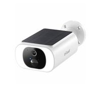 ieGeek 2K Camera Surveillance WiFi Exterieure sans Fil Solaire - IP66 Camera Exterieur sans Fil Batterie, Panneau Solaire Integree, Vision Nocturne Couleur,PIR Détection S1 (Gris)