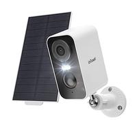 ieGeek 2K Camera Surveillance WiFi Exterieure sans Fil Solaire ZS-GX3S | AI & PIR Détection Mouvement, Blanc, Caméra Batterie, Vision Nocturne Couleur, Audio Bidirectionnel, Étanche IP65, Alexa