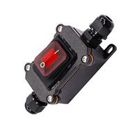 Iegefirm 1 Pièce Interrupteur Étanche IP67 Étanche Intelligents 12V DC 20A