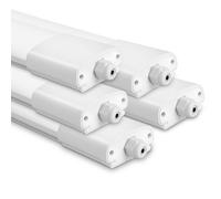 IEGLED Lot de 5 lampes LED pour pièces humides de 120 cm
