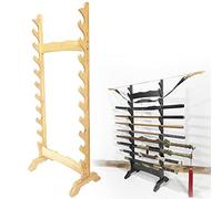 IEOWY Présentoir Vertical pour épées - Râtelier sur Pied à 6-12 Niveaux - Support Robuste pour katanas et Armes d'arts Martiaux - Permet d'organiser et de Ranger diverses épées