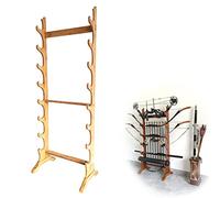 IEOWY Présentoir Vertical pour épées - Râtelier sur Pied à 6-12 Niveaux - Support Robuste pour katanas et Armes d'arts Martiaux - Permet d'organiser et de Ranger diverses épées