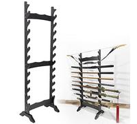 IEOWY Présentoir Vertical pour épées - Râtelier sur Pied à 6-12 Niveaux - Support Robuste pour katanas et Armes d'arts Martiaux - Permet d'organiser et de Ranger diverses épées