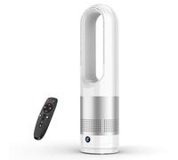 IERAKOR Ventilateur Colonne Silencieux 30dB, Ventilateur Sans Pale 60cm avec Moteur Brushless, 10 Vitesses, Oscillation 90° & Inclinaison 20°, Minuterie 9H, Télécommande, pour Chambre, Bébé, Salon