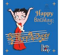 IETSCPMD19011 Carte Happy BIRTHDAY BETTY BOOP ™ Licence officielle Boop-Oop-A-Doop - Pour Fille Femme - Avec Enveloppe Blanche Format 15x15 cm - Intérieur Blanc - Fabriqué en France