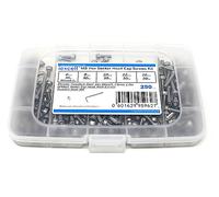 Iexcell 250 pcs M3 x 6 mm/8 mm/10 mm/12 mm/16 mm en acier inoxydable 304 Hex Socket Head Cap Vis Boulons Assortiment kit