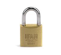 IFAM Cadenas antivol SR15 pour débutant - 15 mm - Arc normal - Double verrouillage - Avec 2 clés dentelées - Solide et fiable - Idéal pour valises, armoires, tiroirs