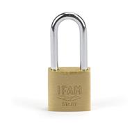 IFAM Cadenas antivol SR30AL gamme Start, 30 mm, arc long, système double attache, comprend 2 clés de scie, résistance et fiabilité, idéal pour valises, casiers, tiroirs et commodes, ateliers