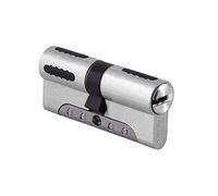 IFAM Cylindre haute sécurité WX1000, modèle 3030N, serrure de porte extérieure, protection anti-casse, anti-perçage, anti-bumping, comprend 5 clés, couleur nickel