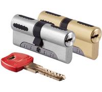 IFAM Cylindre haute sécurité WX1000, modèle 3050L, serrure de porte extérieure, protection anti-rupture, anti-perçage, anti-bumping, avec 5 clés, couleur laiton