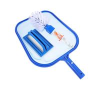 IFANLANDOR Filet Produits de Nettoyage pour bassins Brosse éponge Brosse Manuelle Ensemble de 3 pièces, Bleu, Aluminium et PVC, Portable, pour Piscine et ramassage de Feuilles