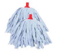 IFANLANDOR Non-tissé Tête de Balai 2 Pièces de Rechange pour Ménage | Chiffon de Nettoyage Réutilisable, Forte Absorption, Lavable en Machine, pour Taches Tenaces et Coins Couleur Aléatoire