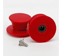 IFITTING Lot de 2 boutons de rechange universels en silicone résistant à la chaleur Rouge
