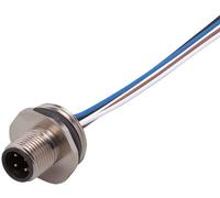 ifm Electronic E11295 Fiche à encastrer mâle, droit 0.12 m Nombre de pôles: 4 1 pc(s) Piece