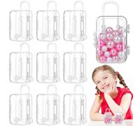 ifundom 12 Pièces Mini Valise Boîte à Dragées Ps Blanche pour Fête et | Forme Valise, Design Créatif et Adorable, Coffret à Offrir, Usage Multiple