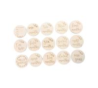 ifundom 1ensemble Cartes De Croissance Pour Cartes Mensuelles Accessoires Photo Unisexes Texture Naturel Souvenirs De Croissance Nés Et Parents