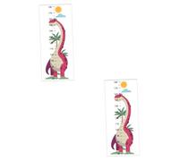ifundom 2 Feuilles autocollants de taille pour enfants Fournitures pour la maison toise pour mur Décalcomanie de hauteur pour enfants Autocollant mural enfants ornement décor sticker mural