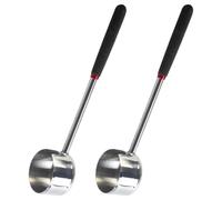 ifundom 2 Pièces Acier Inoxydable Kit Ouvre-noix de Coco, Marteau Argenté | Légère et Résistante à L’usure, Poignée Absorbant les Chocs, pour Hôtels et Restauration, Accessoires Inclus