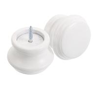 ifundom 2 Pièces Bois Blanc Embout Décoratif 28 MM pour Tringle à | Usage Bureau et Salon, Finition Lisse, Installation Facile, Démontage Simple pour Nettoyage, Fit