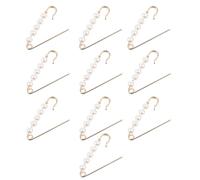 ifundom 20 Pièces Épingles de Sûreté pour Pantalon en Métal et Plastique, Légères et Amovibles, Clip de Fixation Élégant pour Vêtements et T-shirts, Décoration Pratique