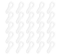 ifundom 25 Pièces Breloques pour Paille de Gobelet Transparentes, PP | Grippent des Pailles de 0,8cm, Réutilisables, Légères, Installation Facile, pour Usage Quotidien et Fêtes