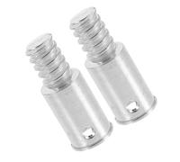 ifundom 2pièces Embout Fileté Alliage Aluminium pour Manche à Balai Kit Réparation Installation Facile Compatible Rallonge Télescopique Usage Intérieur et Extérieur Lot