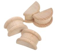 ifundom 4 Pièces Applique en Bois Khaki pour Meubles Décoration Polyvalente, Installation Facile, Style Élégant et Artistique pour Porte de Placard Moderne