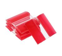 ifundom 4 Pièces Charnière Souple Autocollante en Acrylique Transparent | Pose sans Perçage ni Colle, Angles Réglables, Usage Polyvalent pour Armoires, Coffrets Bijoux, Boutiques