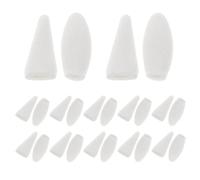 ifundom 40 Pièces Éponge de Rechange Blanche pour Gomme de Précision, Embouts en Mousse pour Dessin Professionnel, Résultat de Mélange Uniforme, pour Croquis en Extérieur