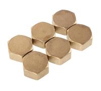 ifundom 6 Pièces Bouchon de Tuyau en Cuivre 3/4 à Filetage Femelle | Serrage Sûr, Usage Domestique et Extérieur, Installation Simple, pour Systèmes D'eau et Tuyau de Jardin