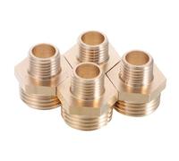 ifundom Adaptateur pour Tuyau d'eau en Cuivre 1/2 et 1/4, Raccord Fileté | Connecteur de Tuyau Femelle-femelle, Étanchéité Élevée, Installation Facile, Usage Maison et Industriel