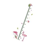 ifundom Autocollant de Pvc Garçon en Toise pour Mural Filles Étanche Vert Motifs Animaux Cartoon Règle Mesure Hauteur Créative Nurseries et Parcs D'amusement