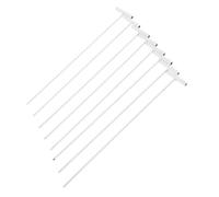 ifundom Barres de Fer pour Porte à Pigeons Piege A Pigeon, Barreaux Métalliques Faciles à Installer en Fer Blanc pour Cage à Oiseaux, Lot de 8 Pièces Pratiques