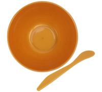 ifundom Bol à Masque DIY Doré Moyen en Plastique Pp, Bol Mélangeur Anti-goutte pour Soins du Visage, Outils de Masque Soi-même, Kit pour Institut de Beauté et Usage Personnel