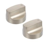 ifundom Boutons de Cuisinière à Gaz sans Outil Lot de 2 Installation Facile en Alliage de Zinc, Remplacement Direct Accessoire pour Commande de Brûleur pour Appareil Cuisine