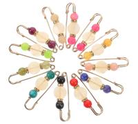 ifundom Broche pour Fixer Châle et Vêtements 12 Pièces en Alliage Épingle de Sûreté Couleur Aléatoire Clip à Pull Simple et Élégant Adapté Port Quotidien