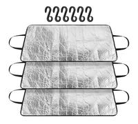 ifundom Cache-climatiseur Extérieur 3 Pièces pour Systèmes Mini Split, Housse en Aluminium Résistant Boucle Pp, Installation Facile pour Maison et Bureau