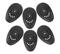 ifundom Cache-oreilles en Silicone Noir Léger et Antidérapant pour Protection Auditive, 3 Paires, pour Usage Professionnel en Salon de Coiffure