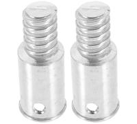 ifundom Connecteur en acier inoxydable 2pcs pour manche balai à visser, filetage américain, compatible avec perche télescopique, outils de nettoyage, usage commercial et domestique