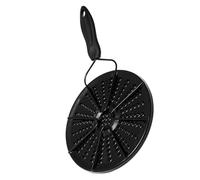 ifundom Diffuseur de Chaleur Noir en Émail pour Gazinière, Plaque Chauffante Anti-brûlure, Transfert de Chaleur Uniforme, Adapté pour Petits Pots et Cuisson de Porridge