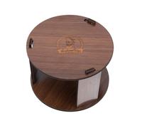 ifundom Distributeur pour Papier de de Cou pour Bandes de Cou Jetables en Bois Support Lisse pour Salon de Coiffure et Usage Domestique