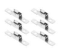 ifundom Ensemble de 6 roulettes de porte-fenêtre coulissante en acier laminé à froid argenté - adaptées aux projets d'amélioration de l'habitat avec fonctionnement stable et forte
