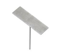 ifundom Étaleur de Crêpes Argenté, Ustensile Léger en Acier Inoxydable | Surface Polie Lisse, pour Cuisson et Pâtisserie, Répartiteur de Pâte, Outil Pratique Argenté