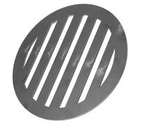 ifundom Grille à feu pour Charbon de Bois Ronde - Plaque de Remplacement en Fer - Grille de Barbecue - Barbecue en Plein air - 145 mm - Chauffage du Charbon de Bois