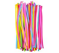 ifundom Lot de 100 Ballons Longs en Latex pour Décoration de Mariage et Fêtes D'anniversaire, Design Coloré et Formes Cartoon pour Décoration Festive DIY Couleur Couleur Aléatoire